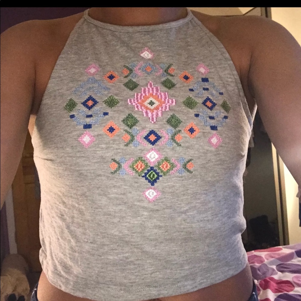 Mid drift tank top